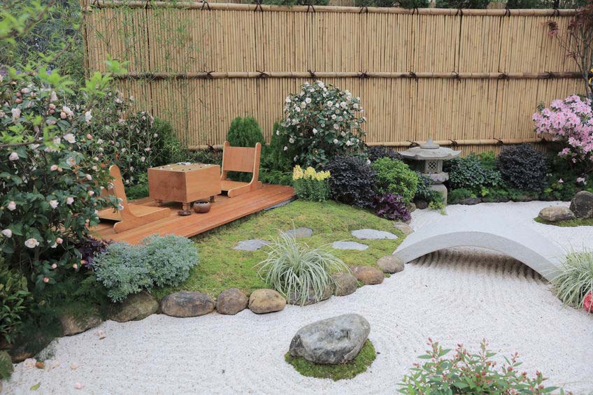 aménager un jardin zen